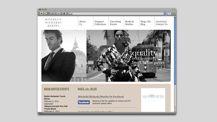 Mitchells Family of Stores Website
