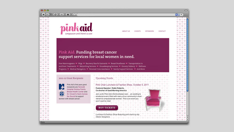 Pink Aid Website
