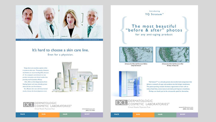 Dermatologic Cosmetic Laboratories Advertising